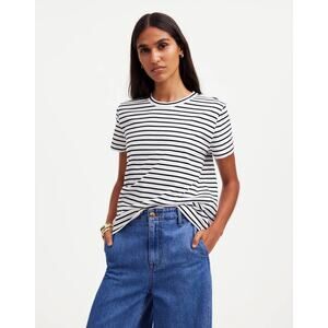 NWT Madewell Cotton Perfect Crewneck Tee Size XXS